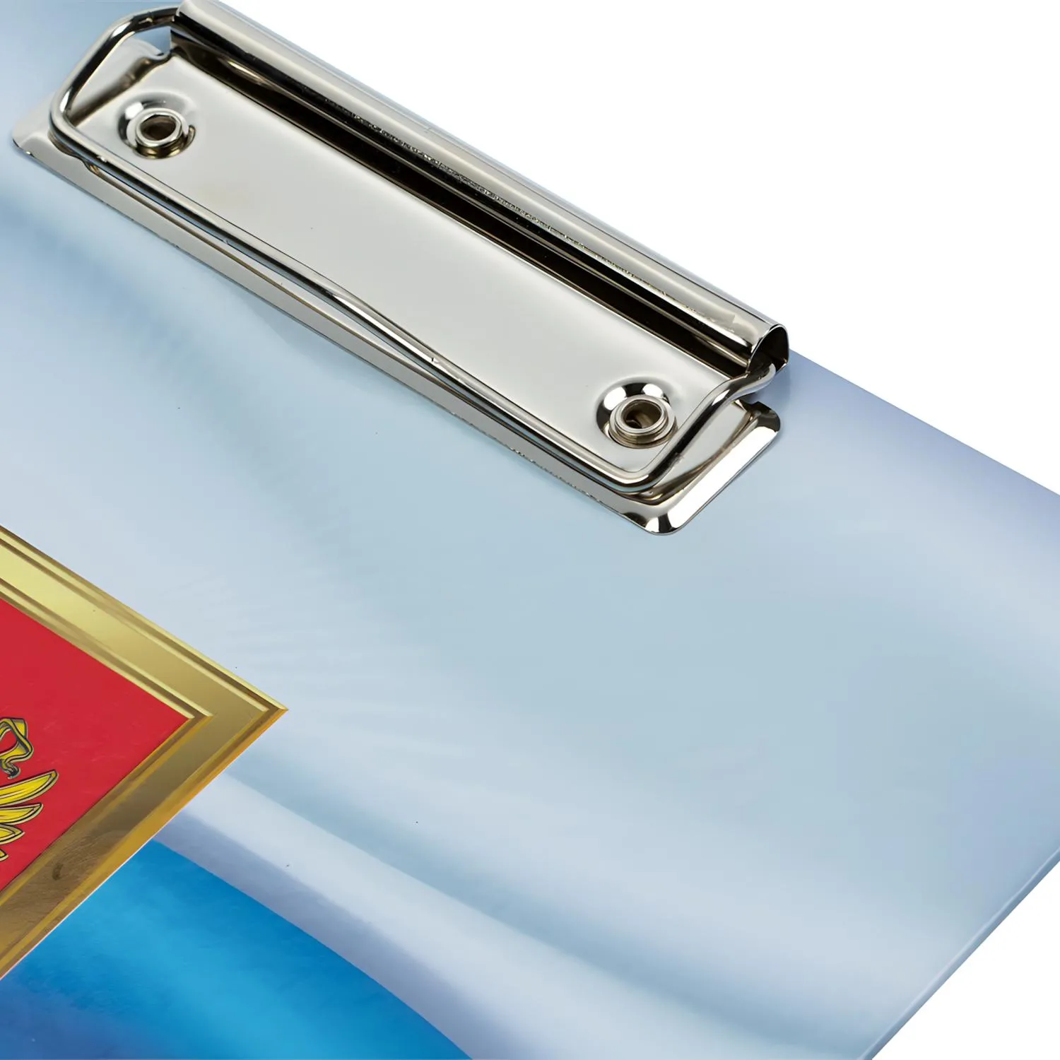 Папка-планшет с зажимом Attache A4 ламинированный картон триколор - Image 2