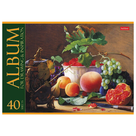 Альбом для рисования, А4, 40 л., скоба, обложка картон, HATBER, 205х290 мм, "Ассорти_Выпуск №2", 074748, 40А4В - Image 5