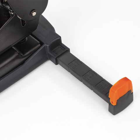 Дырокол металлический МОЩНЫЙ BRAUBERG "Heavy duty" до 65 л., эргономичный, черный, 228496 - Image 7