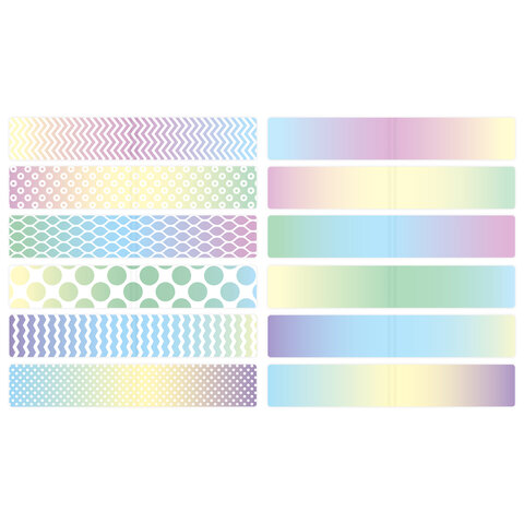 Закладки для книг МАГНИТНЫЕ, "GRADIENT", набор 12 шт., 60x20 мм, BRAUBERG, 113170 - Image 5