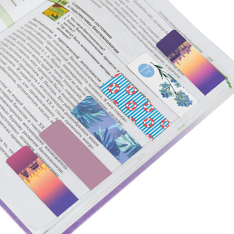 Закладки для книг МАГНИТНЫЕ, "MIX 3", набор 30 шт., 60x20 мм, BRAUBERG, 113179 - Image 4