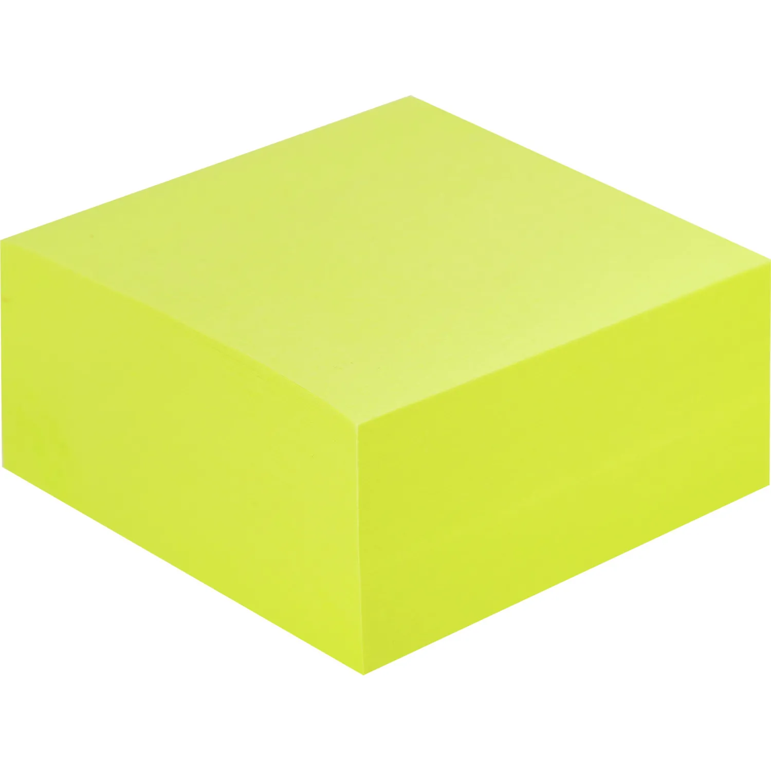 Стикеры Attache Selection 76×76 мм неоновый жёлтый 400 листов (без следов клея) - Image 2