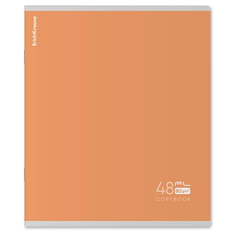 Тетрадь А5, 48 л., скоба, клетка, Soft-Touch, выборочный УФ-лак, плотная бумага 80 г/м2, ERICH KRAUSE, 60623 - Image 3