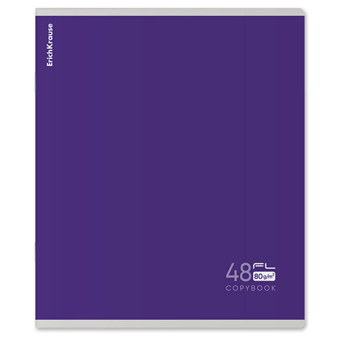 Тетрадь А5, 48 л., скоба, клетка, Soft-Touch, выборочный УФ-лак, плотная бумага 80 г/м2, ERICH KRAUSE, 60623 - Image 5