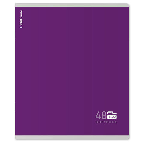 Тетрадь А5, 48 л., скоба, клетка, Soft-Touch, выборочный УФ-лак, плотная бумага 80 г/м2, ERICH KRAUSE, 60623 - Image 6