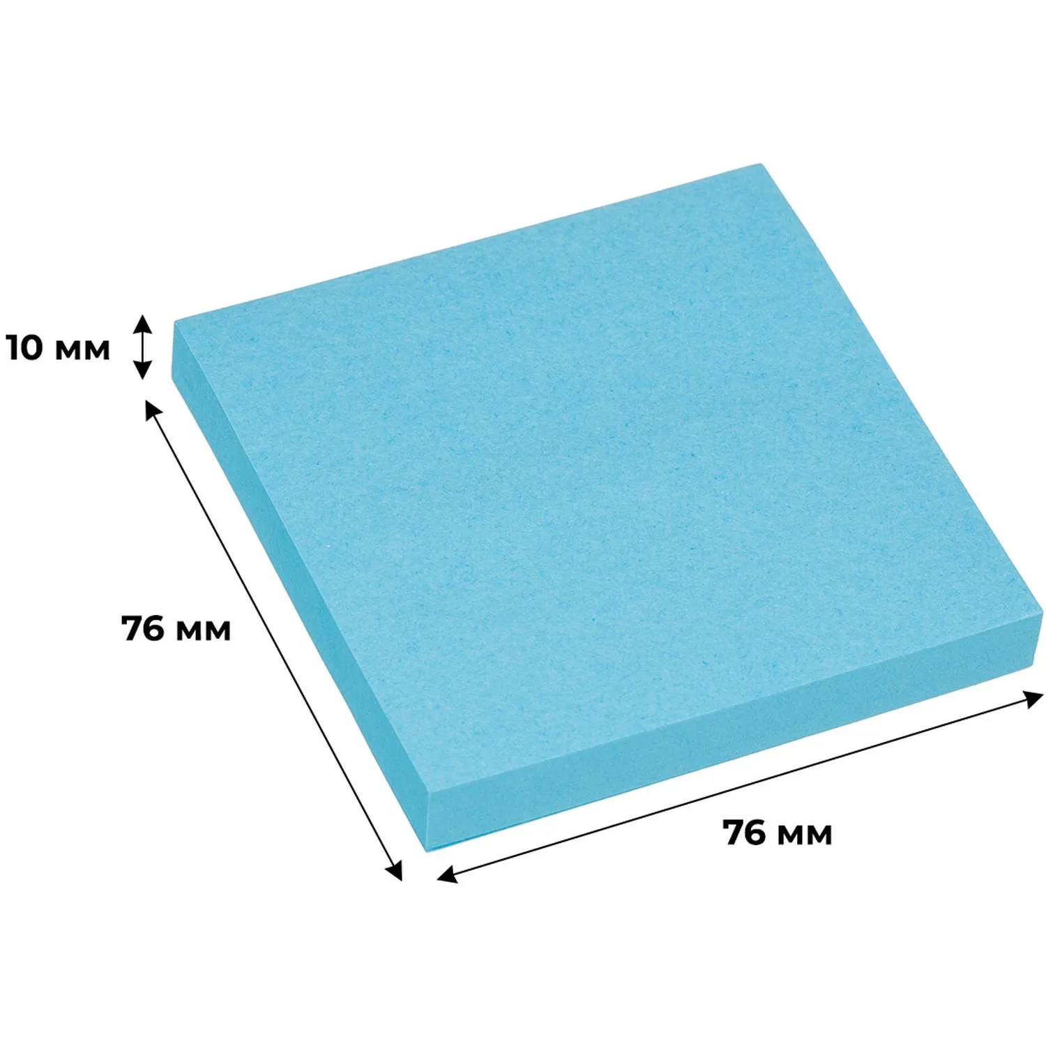 стикеры Attache 76x76 голубые неоновые, 100 многоразовых листов - Image 4