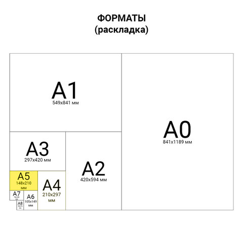 Тетрадь бумвинил, черный, А5, 96 л., скоба, офсет №2, ЭКОНОМ, клетка, с полями, STAFF, 405725 - Image 4