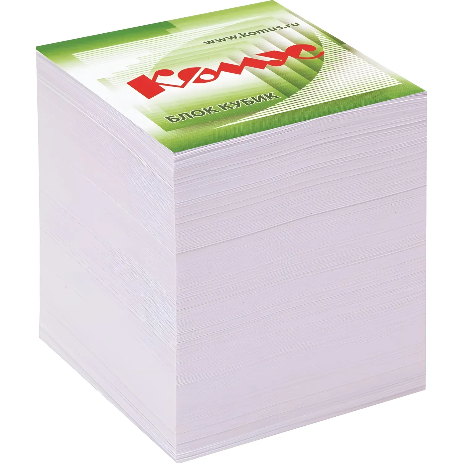Блок для записей офисный Комус (блокнот 9х9 см, бумага 100 г/м²) - Image 3