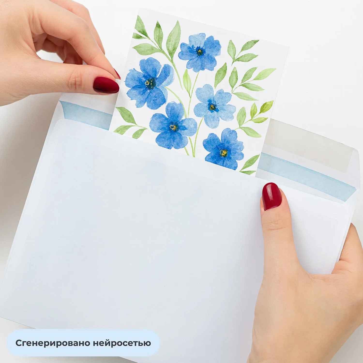 Конверты Комус C4 белая бумага 90 г/м², формат C4, стрип, внутренняя запечатка - Image 9