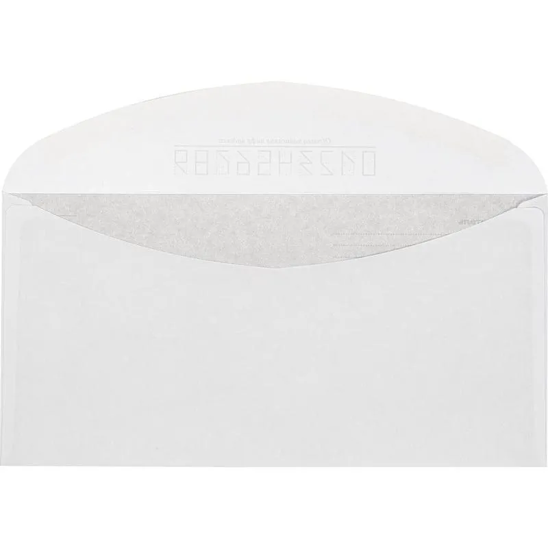 Конверты Комус E65 белая декстрина 80 г/м² 110×220 мм (50 шт) - Image 3