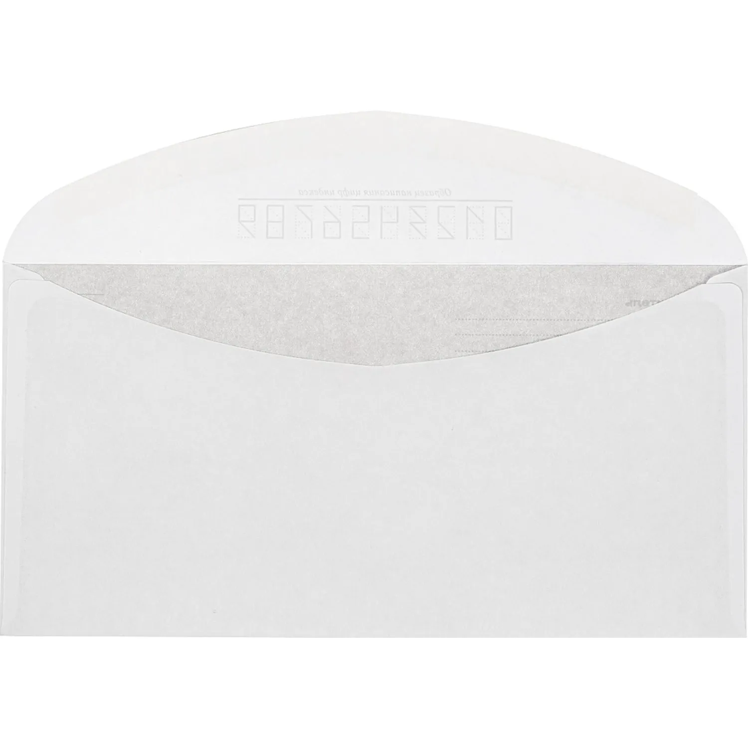 Конверты Комус E65 белая декстрина 80 г/м² 110×220 мм (50 шт) - Image 10