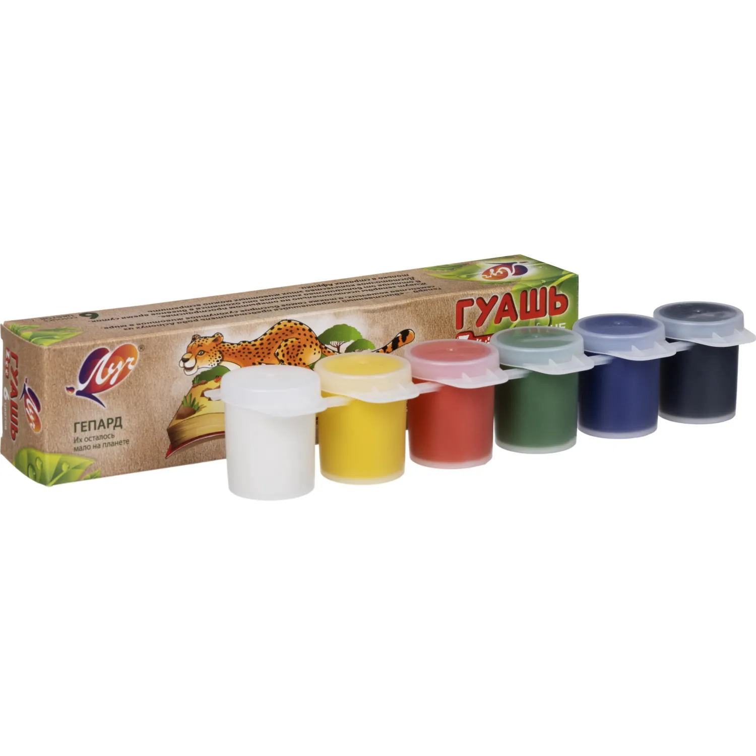 Гуашь Луч Zoo 6 цветов по 15 мл (19С 1250-08)