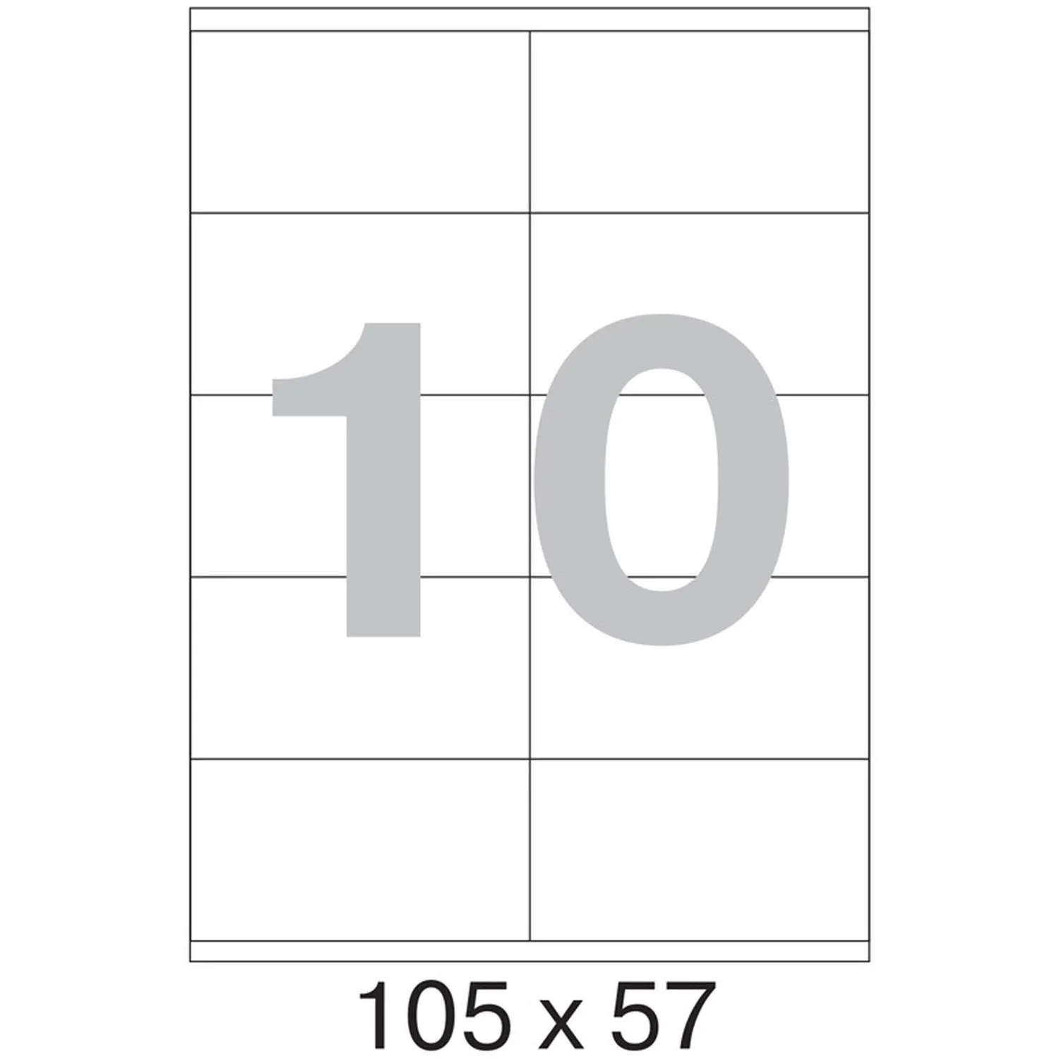Самоклеящиеся этикетки Комус Premium 105×57 мм (100 л., пищевой контакт) - Image 6