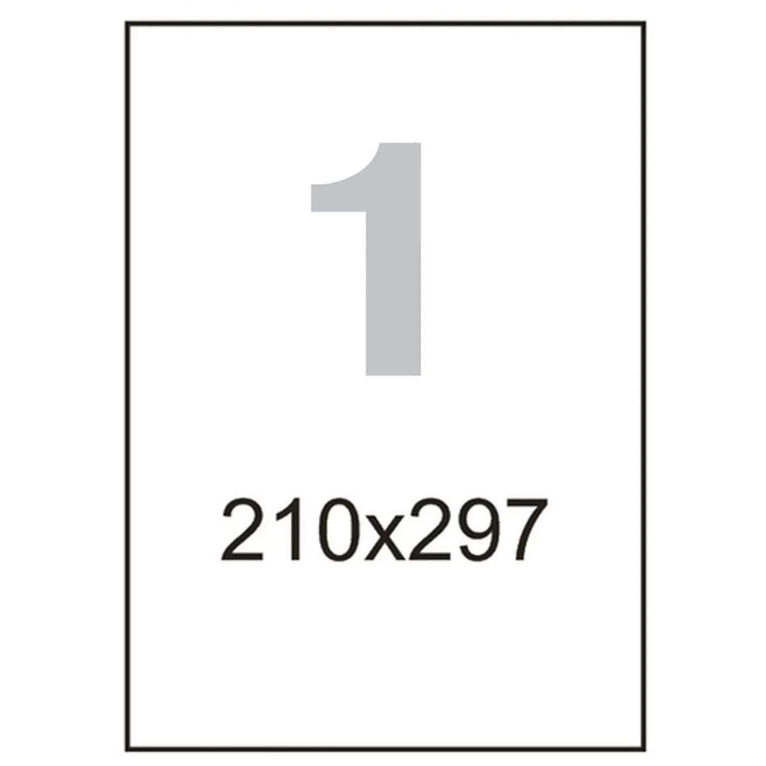 Самоклеящиеся этикетки Комус Premium А4 (210×297 мм), 100 л, пищевой контакт, для лазерных принтеров - Image 6