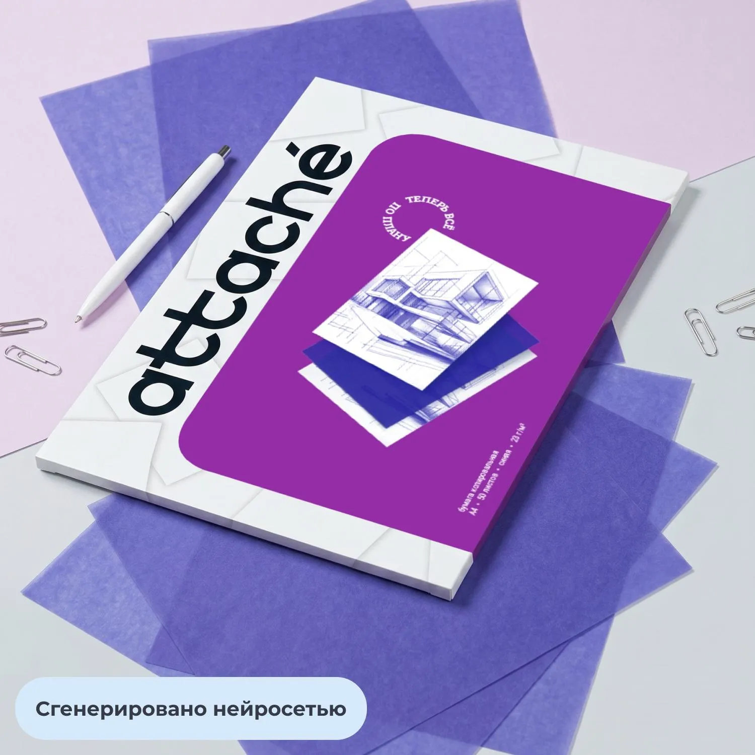 Копировальная бумага Attache ProMega для пишущих машинок, творчества и рукописей - Image 7