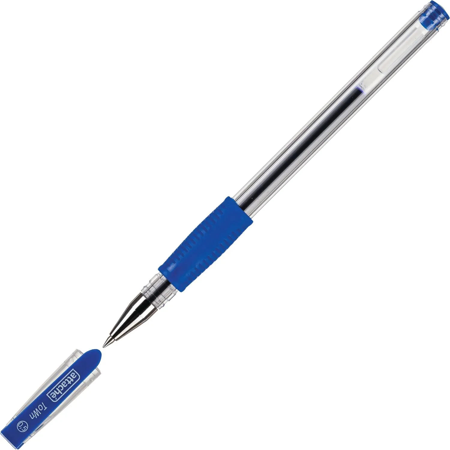 гелевая ручка Attache Town 0,7 мм из переработанного пластика, длина 139 мм - Image 3