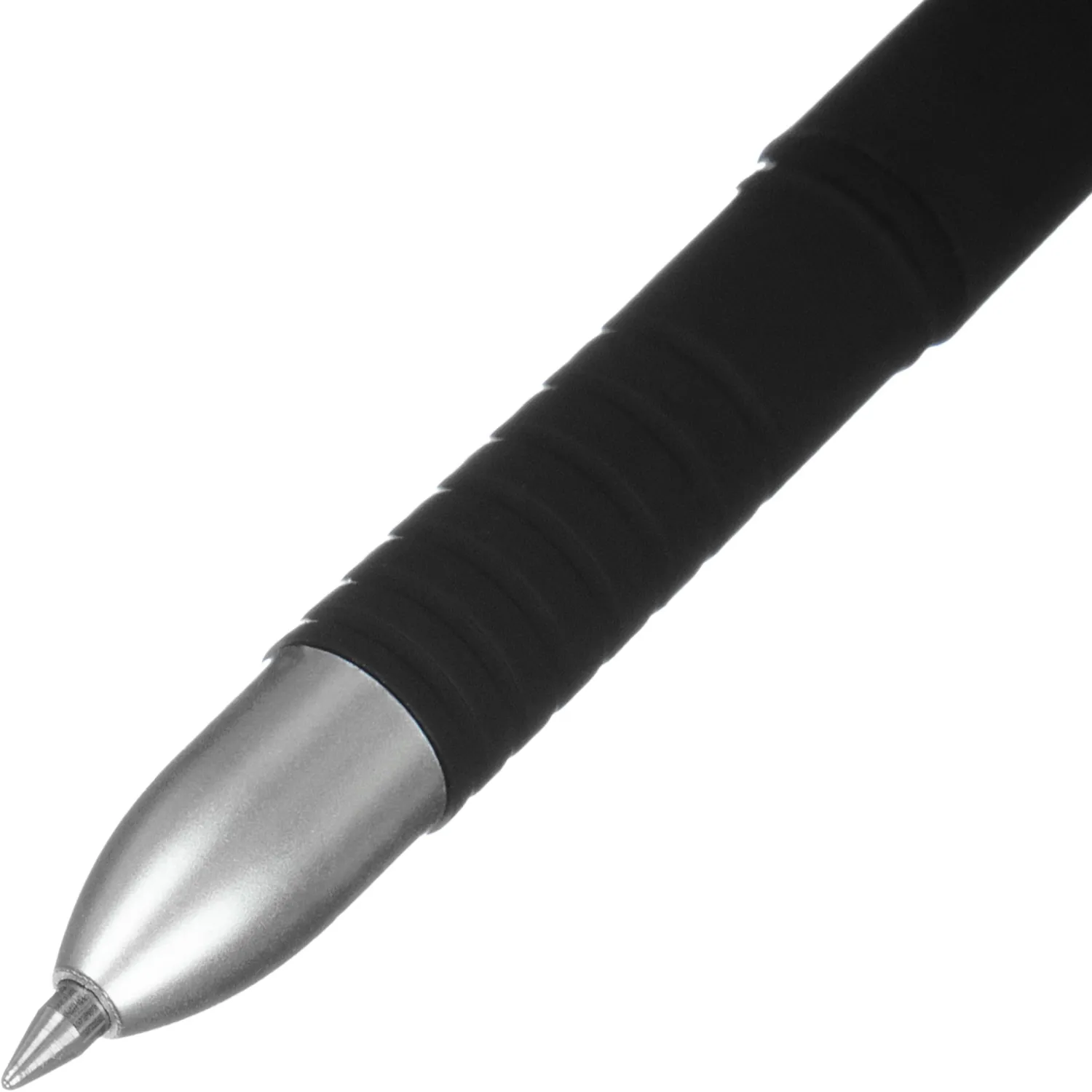 гелевая ручка Attache soft-touch черная 0.5 мм, длина 129 мм, со сменным стержнем - Image 3