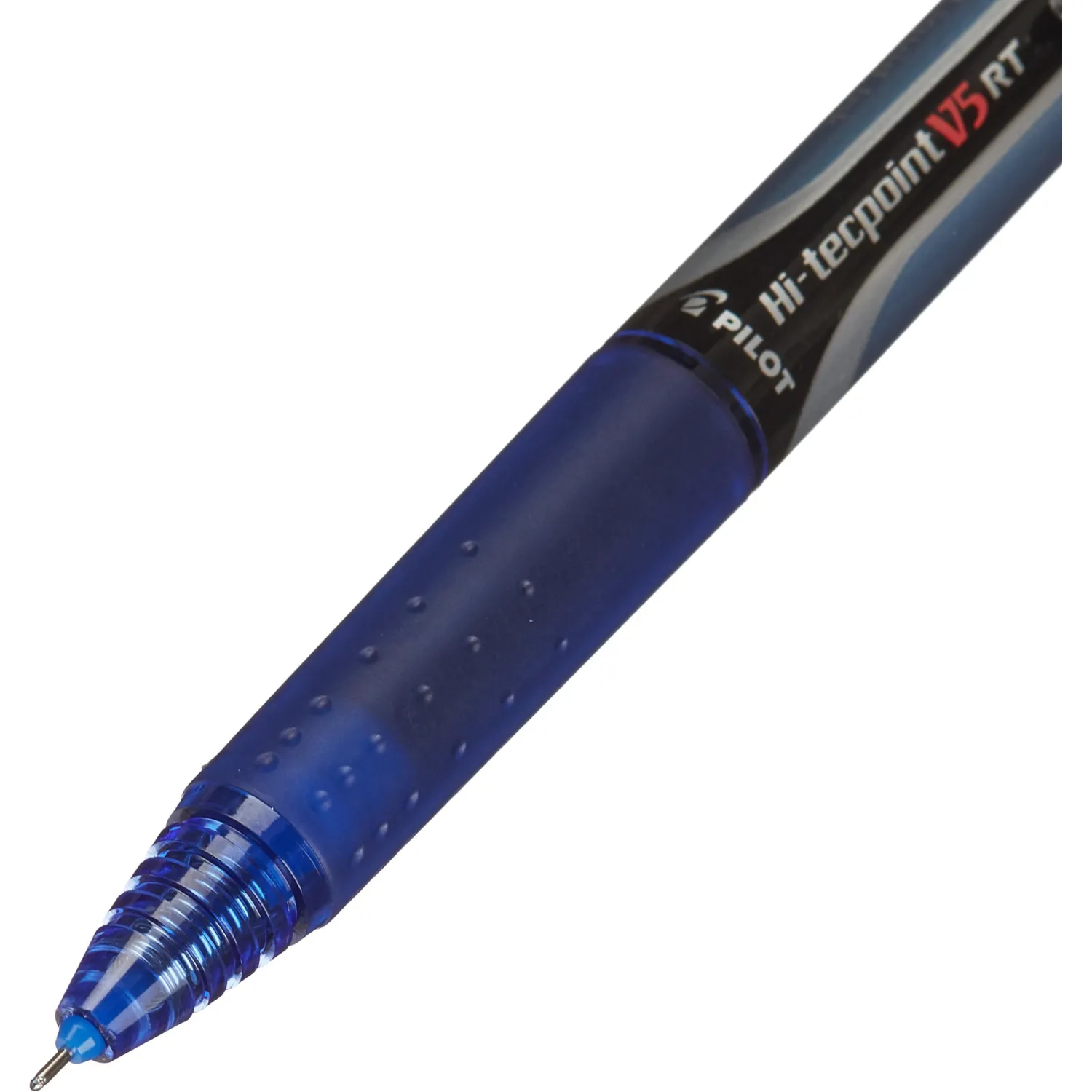 роллер Pilot Hi-Tecpoint V5 RT 0.25 мм синяя, автоматическая ручка с жидкими чернилами - Image 3