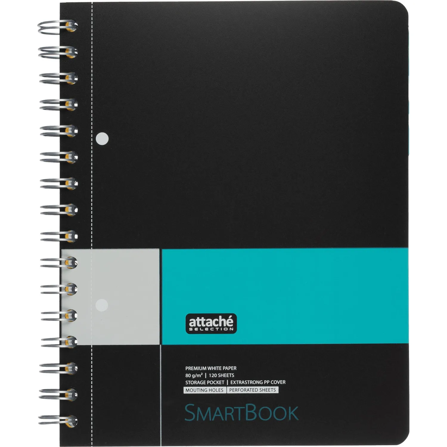 Бизнес-тетрадь Attache Selection Smartbook A5, металлическая обложка