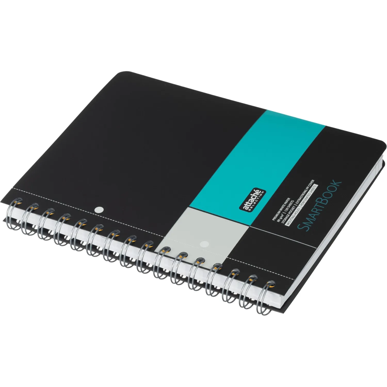 Бизнес-тетрадь Attache Selection Smartbook A5, металлическая обложка - Image 4