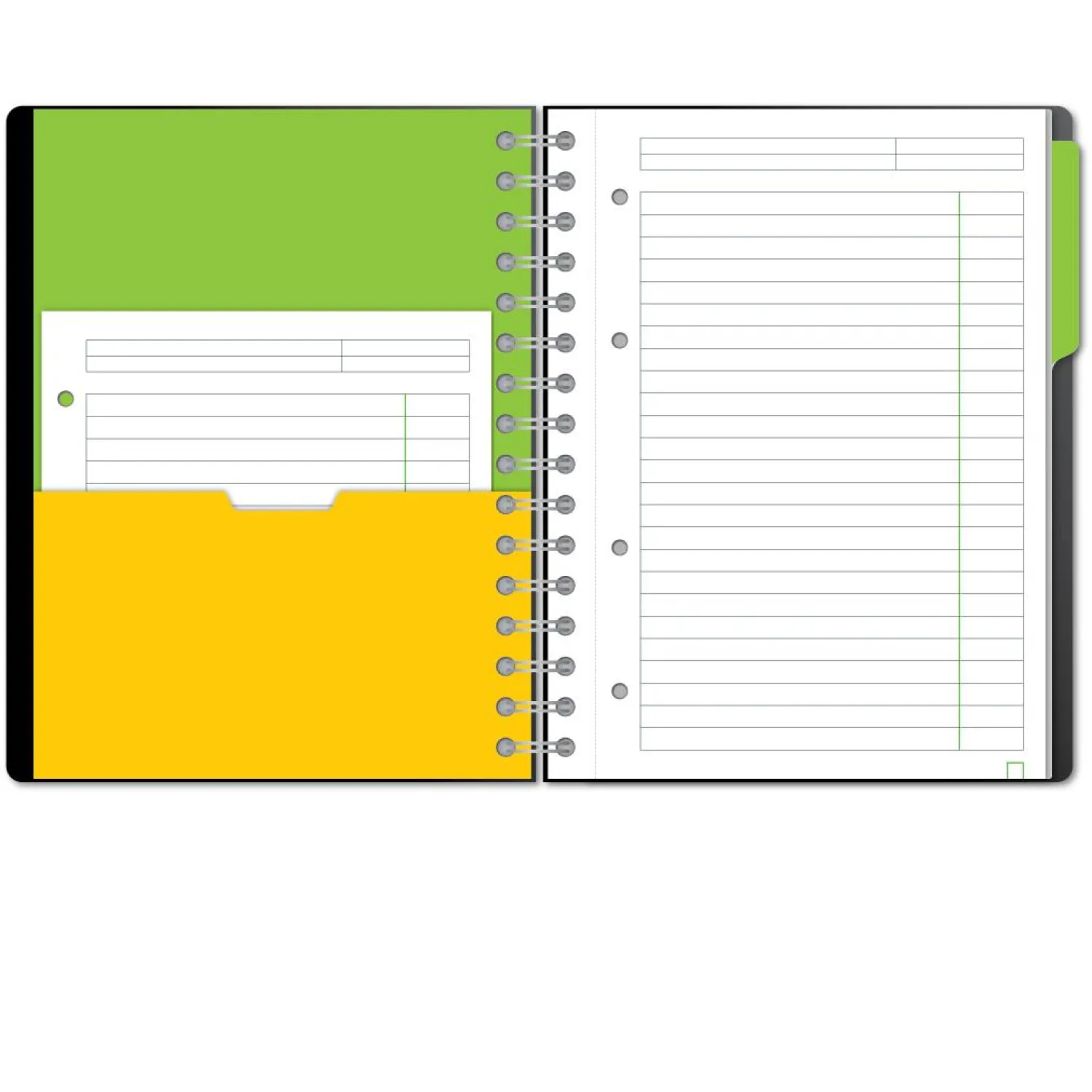 Бизнес-тетрадь Attache Selection Smartbook A5 с металлической спиралью - Image 3