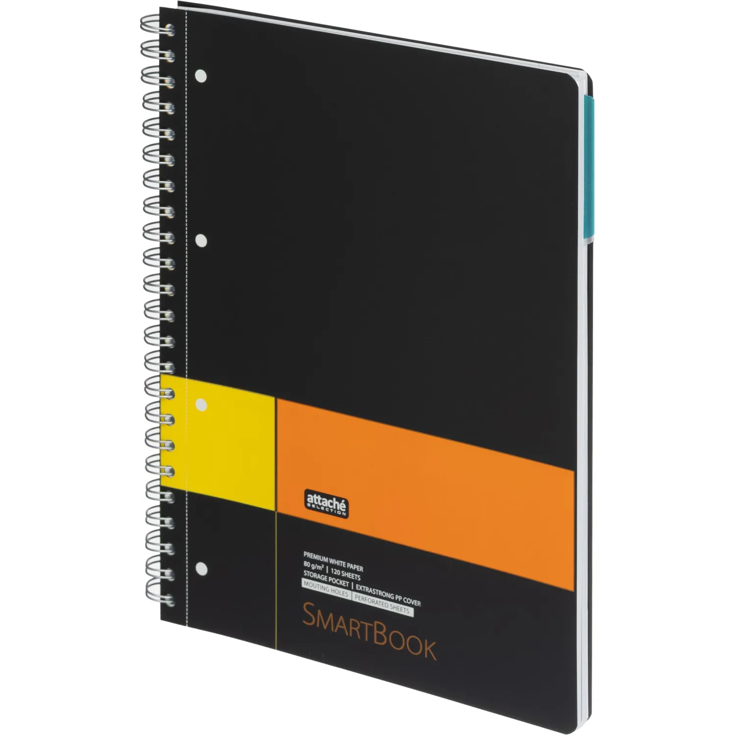 Бизнес-тетрадь Attache Selection Smartbook A4 120 листов, клетка, спираль, разделитель - Image 2