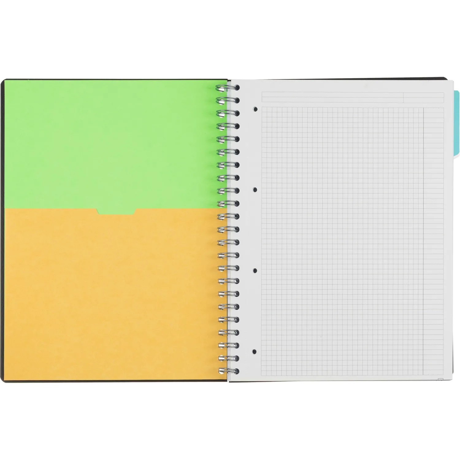 Бизнес-тетрадь Attache Selection Smartbook A4 120 листов, клетка, спираль, разделитель - Image 6