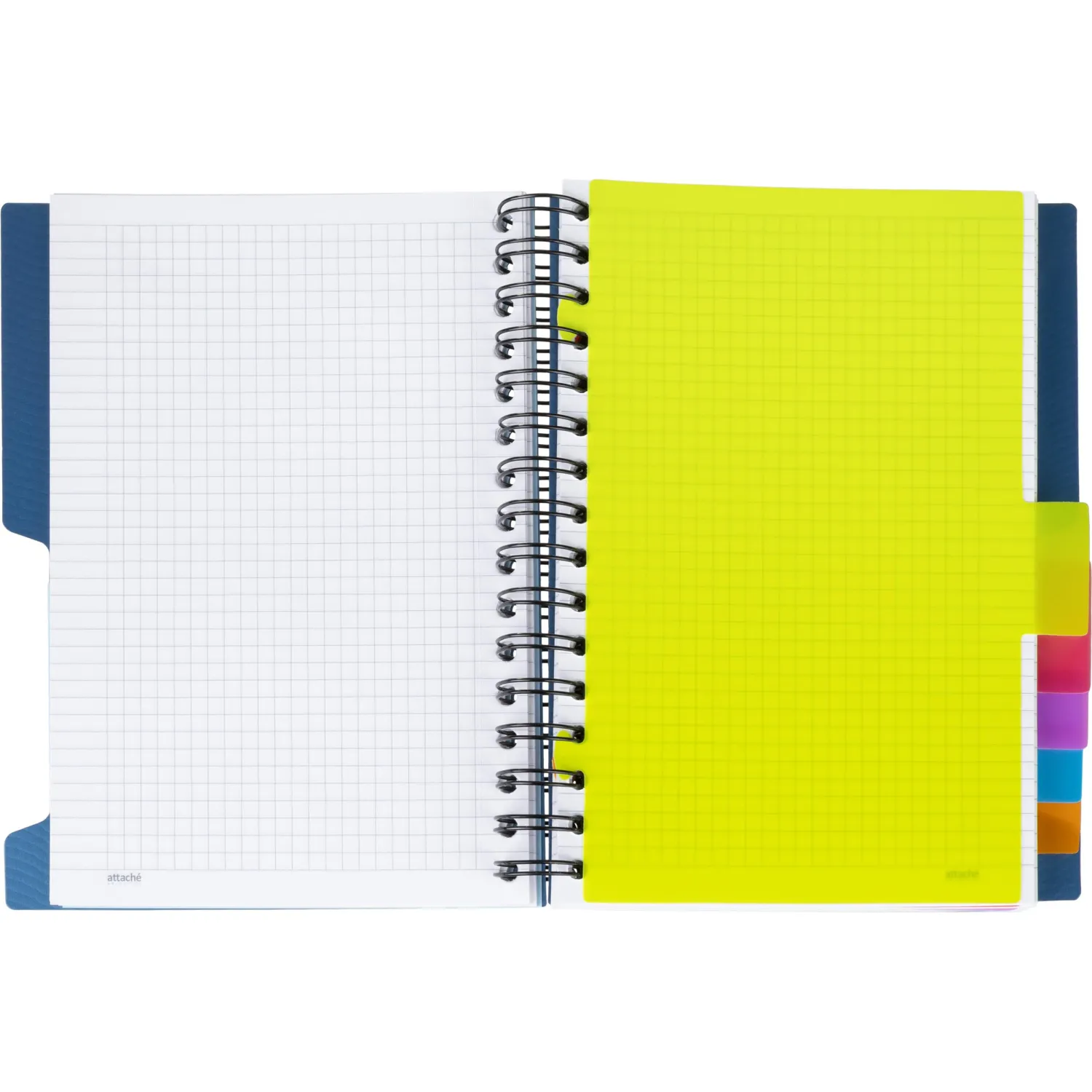 Бизнес-тетрадь Attache Selection Office book A5 200 л, спираль, разделители, микроперфорация - Image 7