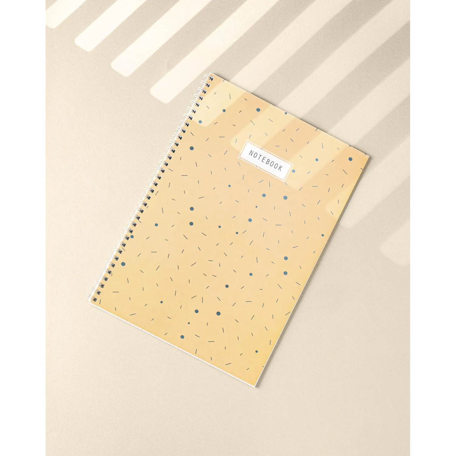 Бизнес-тетрадь Attache Flakes yellow A4 48 листов, спираль, оранжевая, 60 г/м² - Image 11