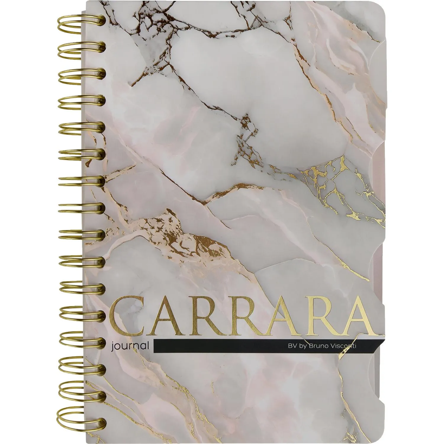 Бизнес-тетрадь Bruno Visconti Art Journal Carrara A5+ спиральная