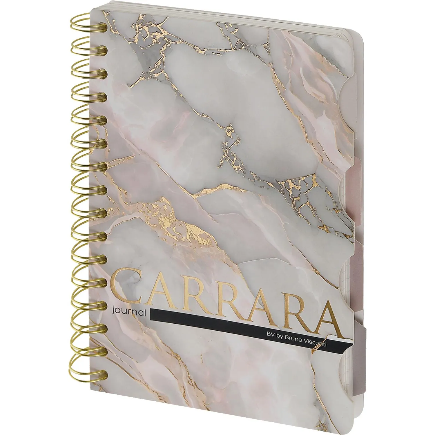 Бизнес-тетрадь Bruno Visconti Art Journal Carrara A5+ спиральная - Image 2