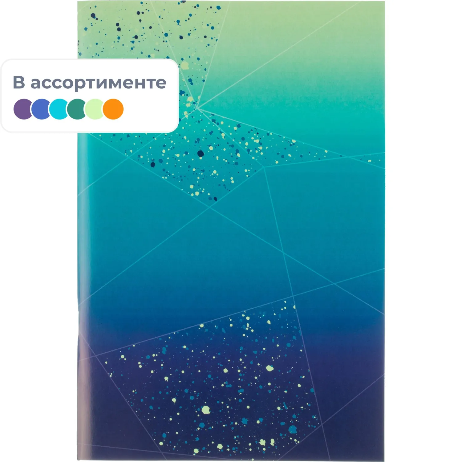Тетрадь общая Выбор есть Ice А4 48 листов, клетка, скрепка, картон