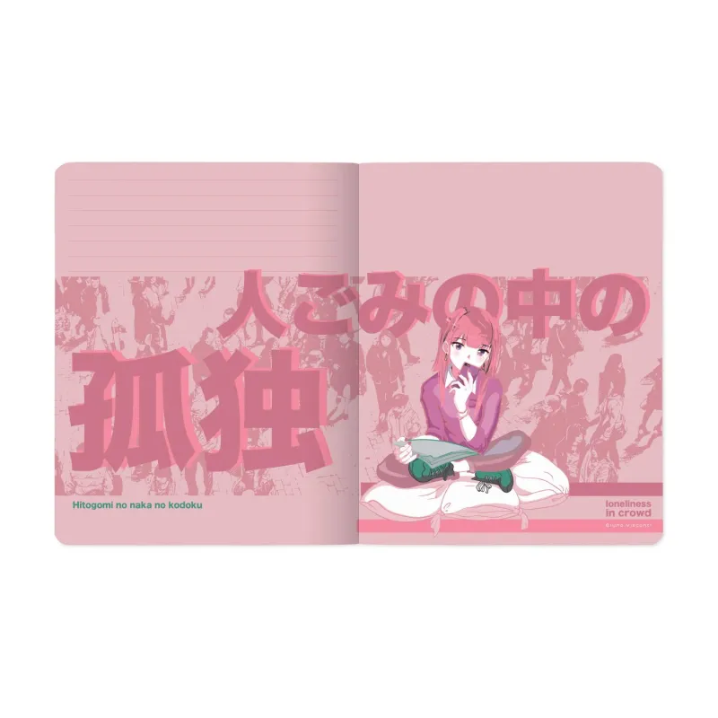 Тетрадь общая Bruno Visconti Manga Anime City A5 48л клетка, мягкая обложка Soft Touch - Image 8