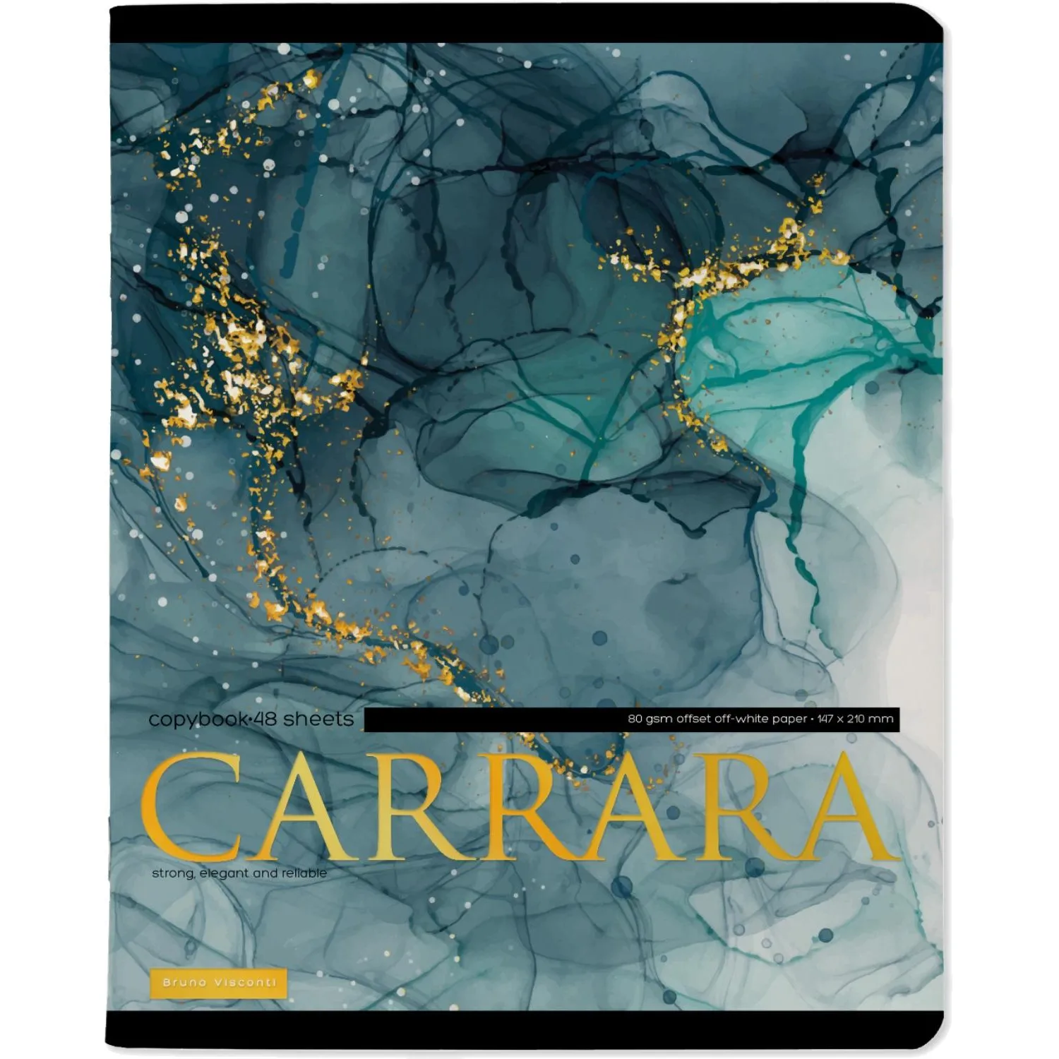тетрадь Bruno Visconti Carrara А5+ с серой клеткой для записей и конспектов - Image 3