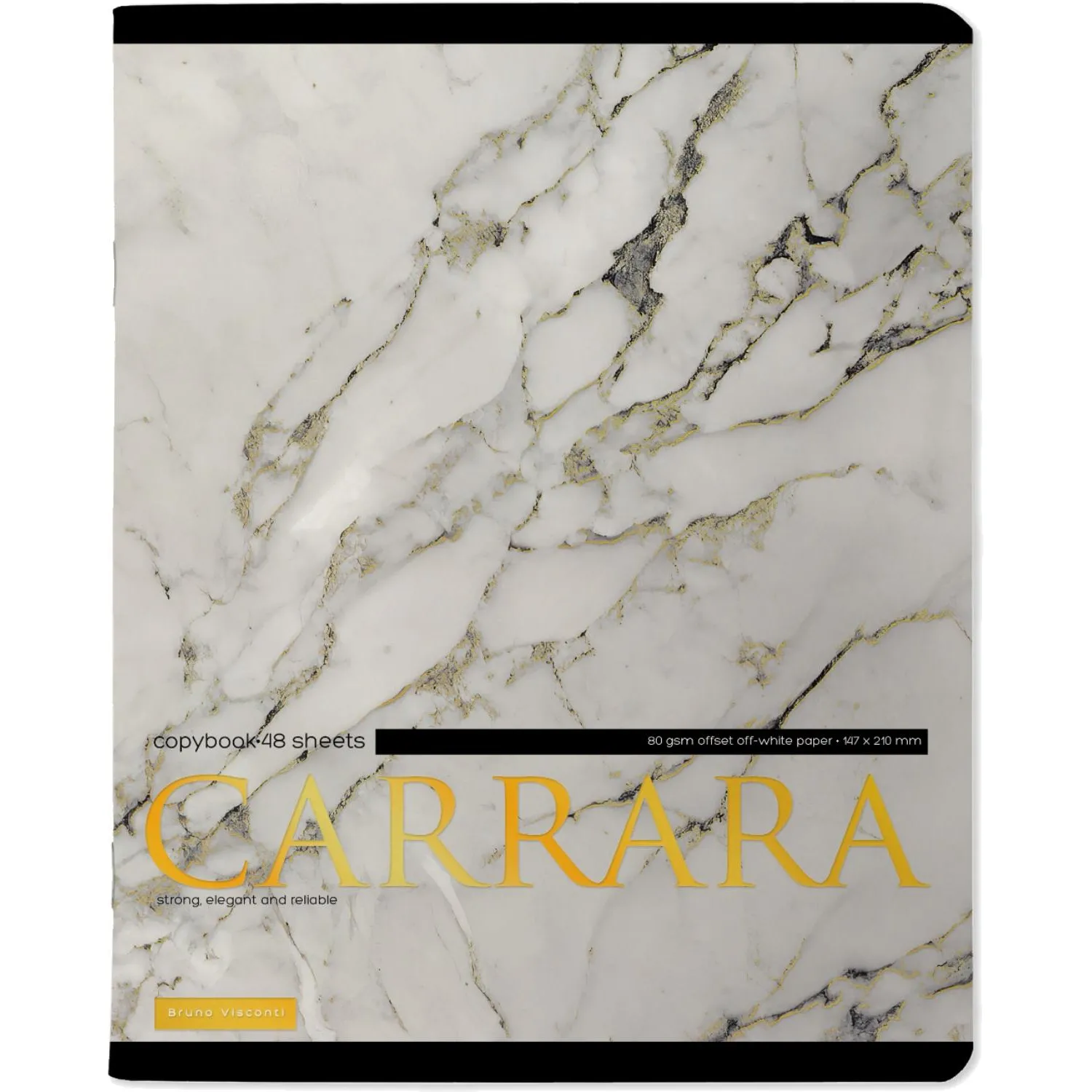тетрадь Bruno Visconti Carrara А5+ с серой клеткой для записей и конспектов - Image 5