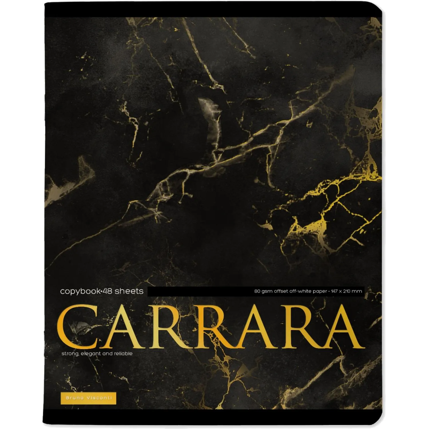 тетрадь Bruno Visconti Carrara А5+ с серой клеткой для записей и конспектов - Image 6