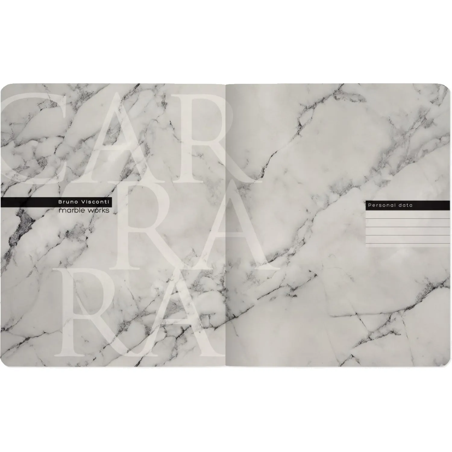 тетрадь Bruno Visconti Carrara А5+ с серой клеткой для записей и конспектов - Image 9