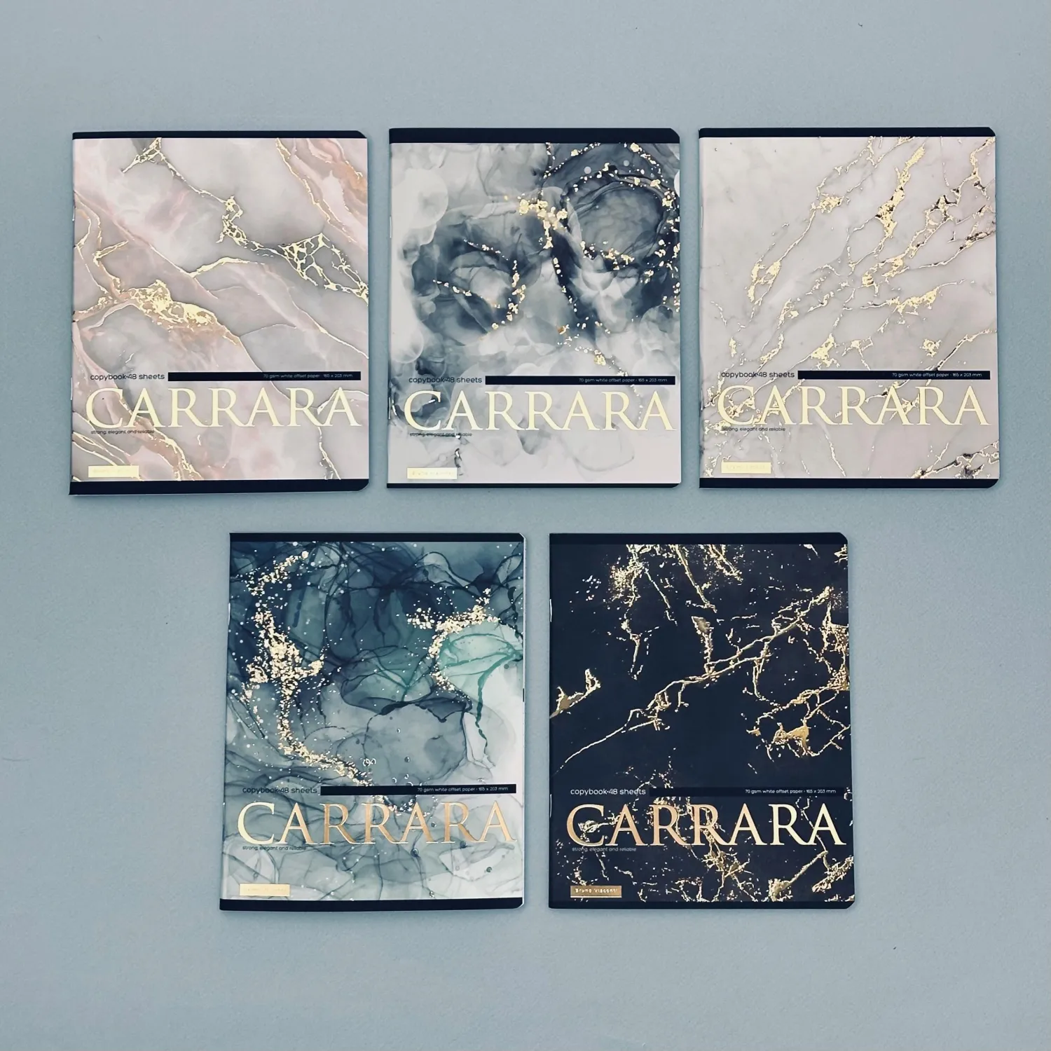 тетрадь Bruno Visconti Carrara А5+ с серой клеткой для записей и конспектов - Image 15