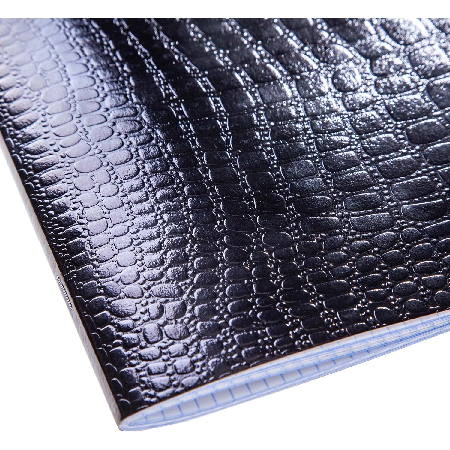 Тетрадь А5 бумвинил Metallic с тиснением Croco, 48 листов - Image 4