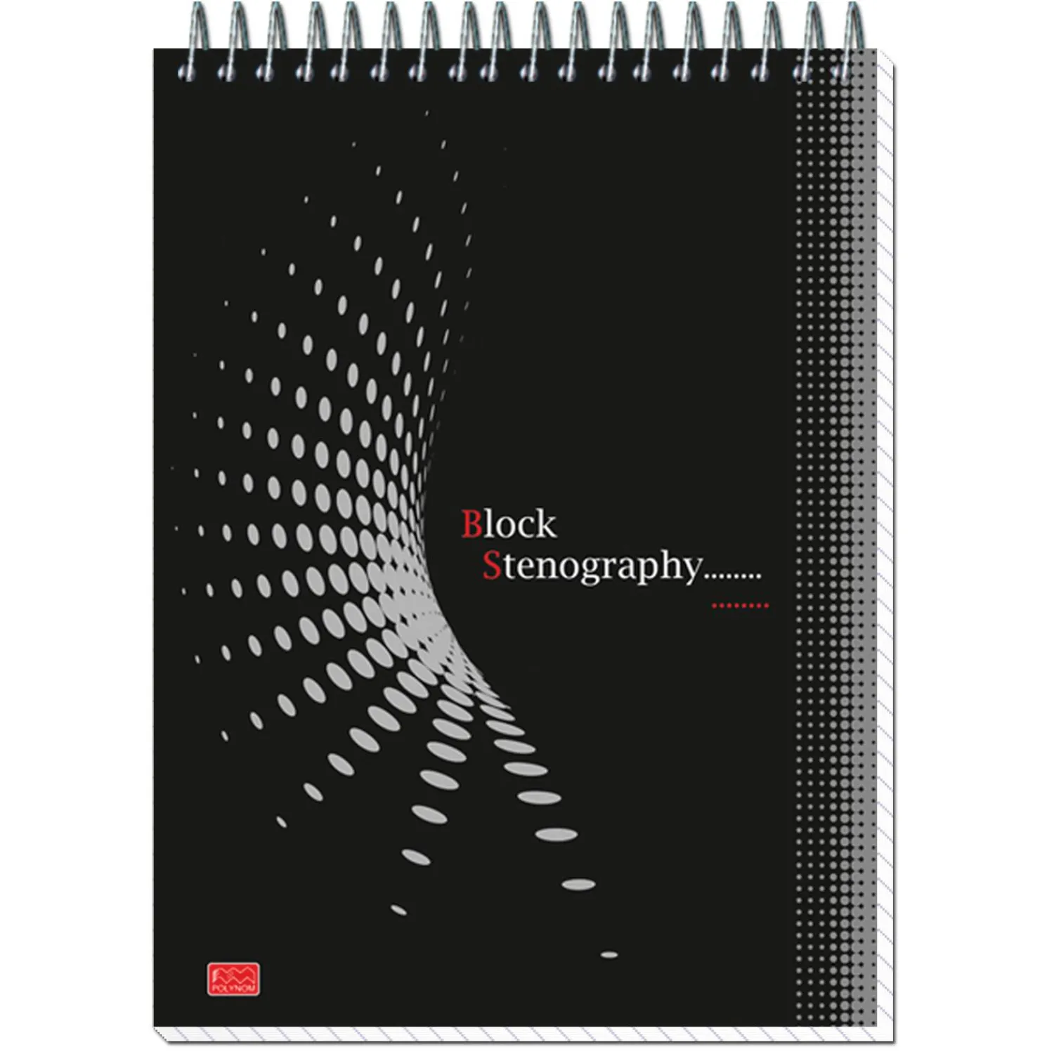 A5 блокнот Stenography мягкий, 60 листов, металлическое крепление, офисный - Image 5