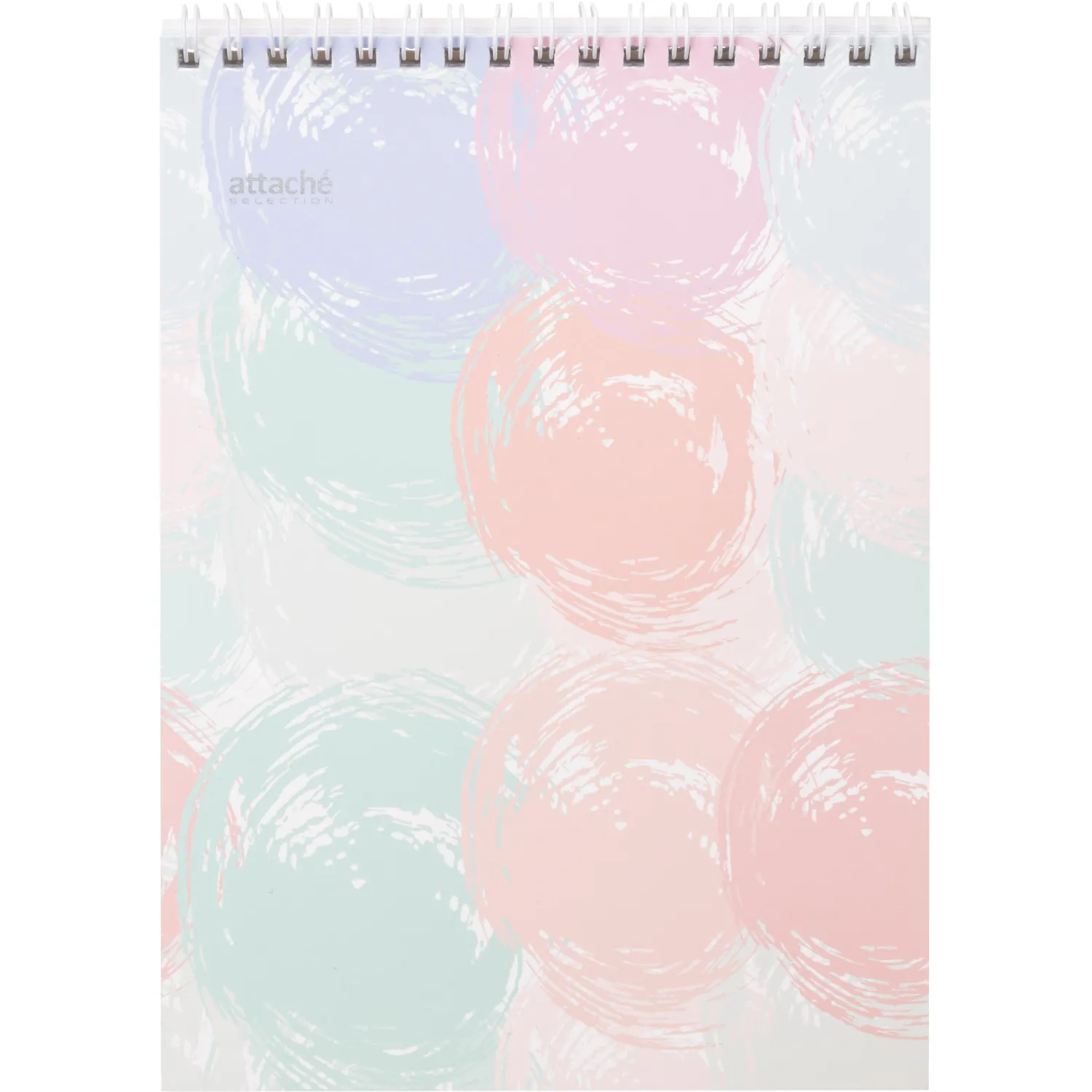 Блокнот Attache Selection Pastel круги A5 (офисный, учебные записи, пастельные)