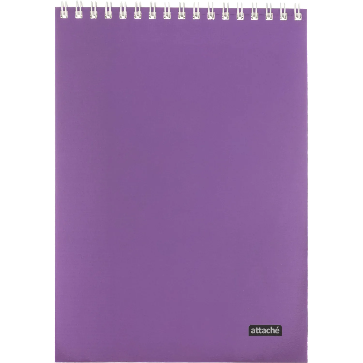 Блокнот Attache Metallic А5 60 листов, клетка, спираль, картон, тиснение, офисный