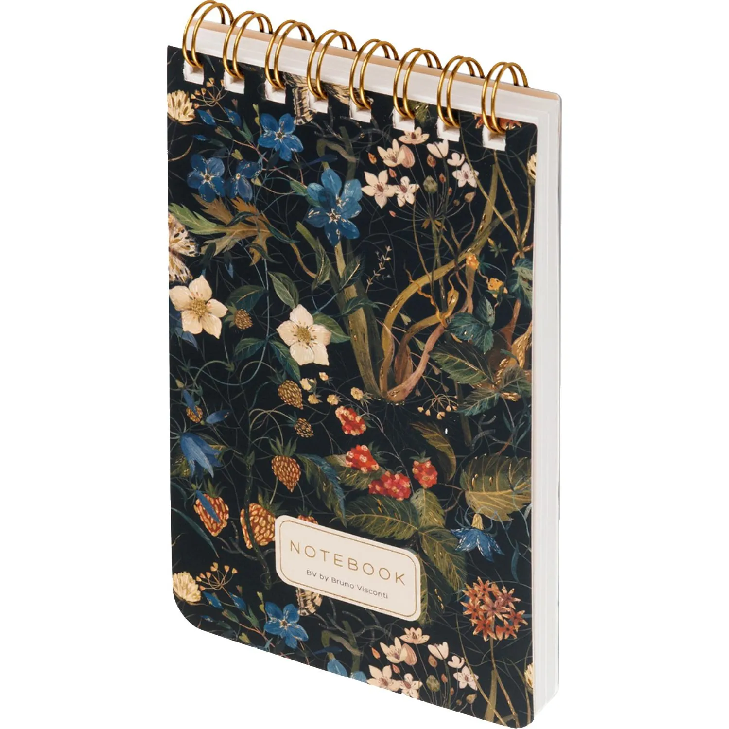 Блокнот Bruno Visconti Cute Journal Flora Лесные ягоды В6, 100 листов, спираль, твердая обложка Soft Touch - Image 2