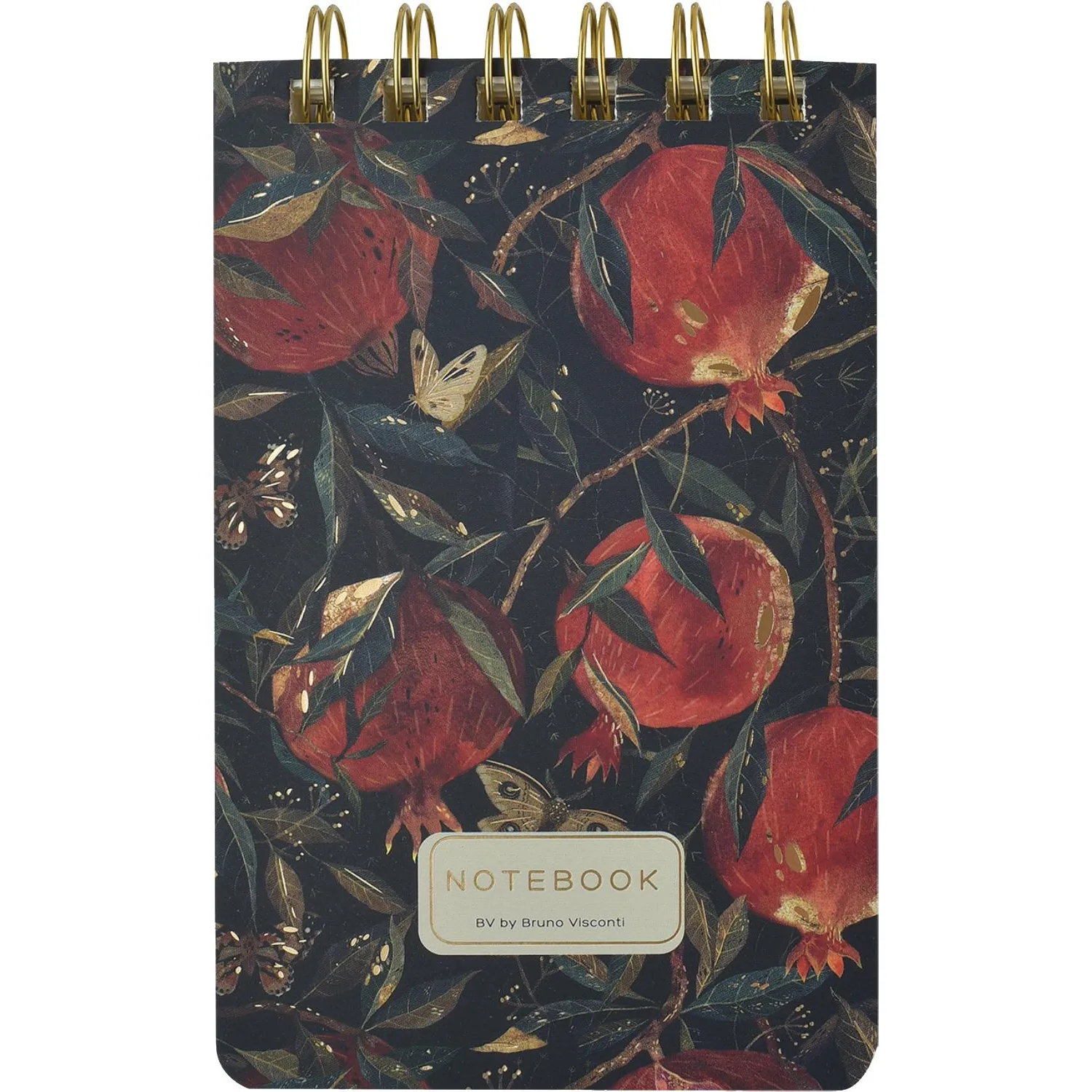 Блокнот A6 100 листов Bruno Visconti Cute Journal Flora Гранат Soft Touch