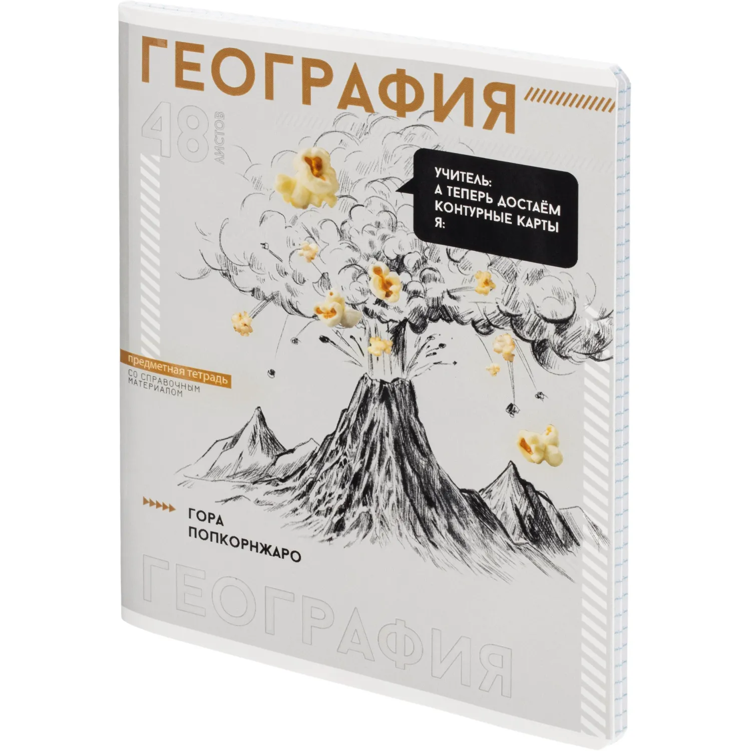 Тетрадь предметная по географии Феникс+ А5 48 л., клетка, УФ-лак, поля, 16×20,5 см - Image 2