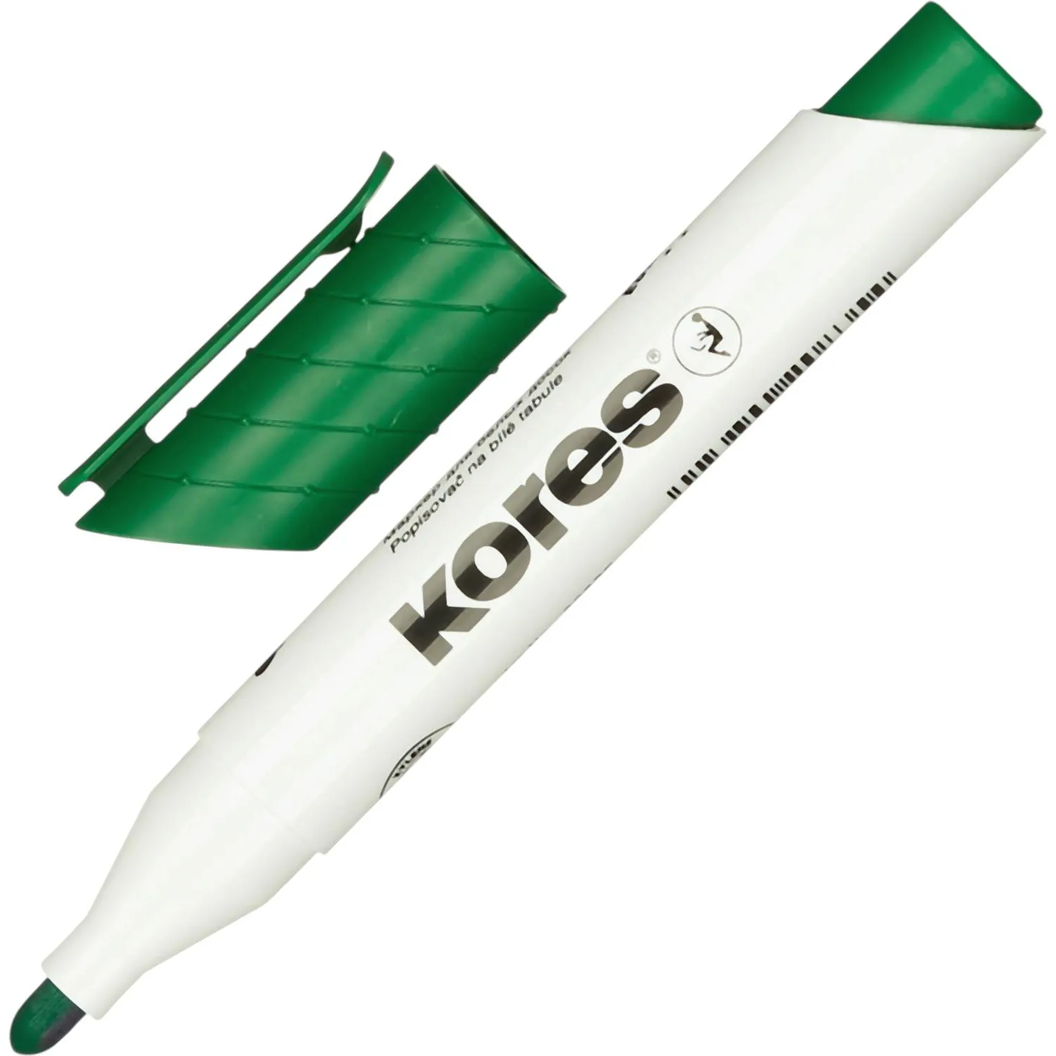 маркеры для досок Kores набор 20863 с губкой круглый наконечник - Image 2