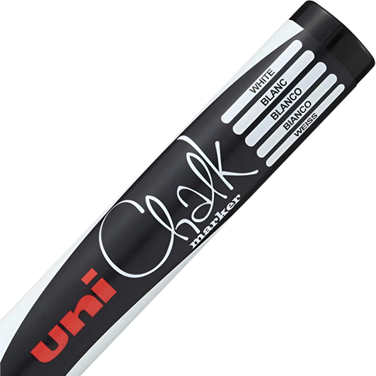 Маркер меловой Uni Chalk PWE-5M белый, наконечник 1.8–2.5 мм, для стекла, школ и кафе - Image 4