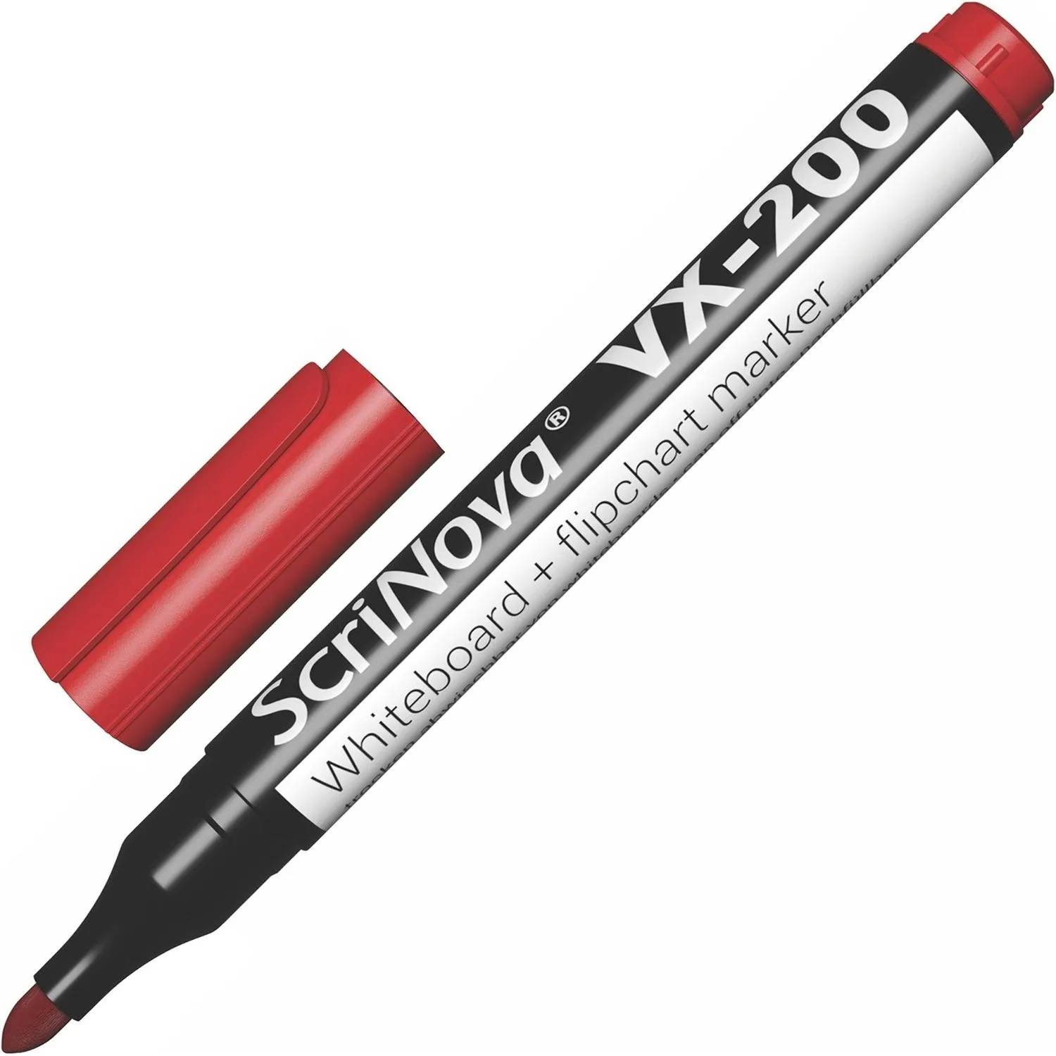 набор маркеров ScriNova VX-200 4 цвета (для флипчарта и доски), объем чернил увеличенный - Image 2