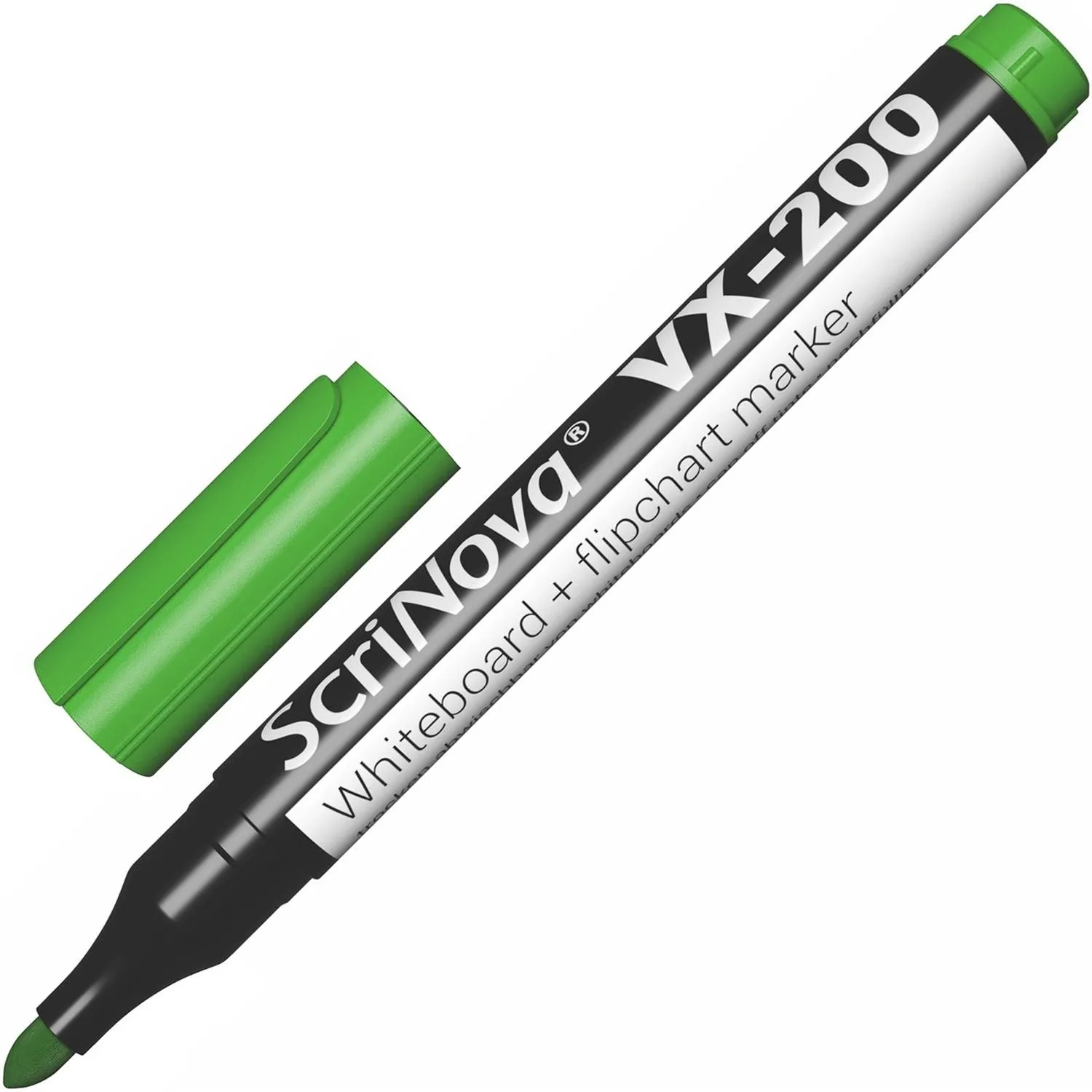 набор маркеров ScriNova VX-200 4 цвета (для флипчарта и доски), объем чернил увеличенный - Image 4