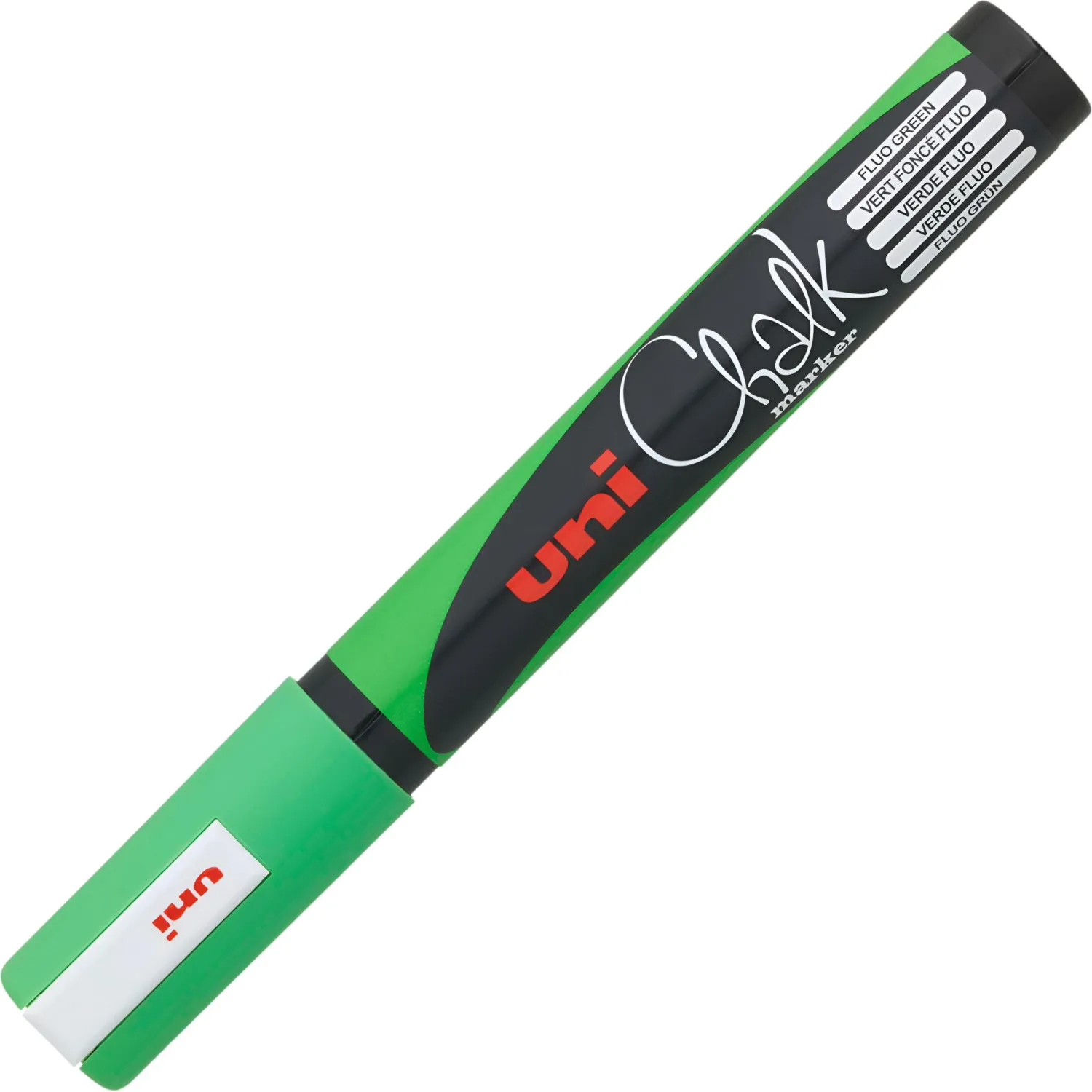 Маркер меловой Uni Chalk PWE-5M зелёный, наконечник 1.8–2.5 мм - Image 2
